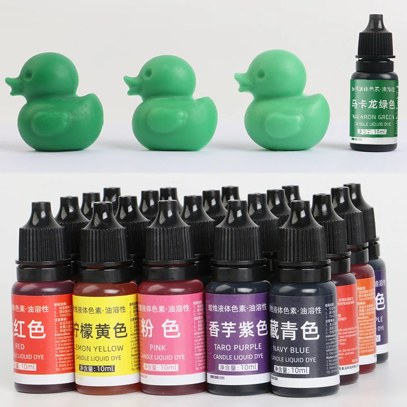 32 Colors Candle Wax Pigment Colorant Non-Toxic Soy Candle Wax Pigment Liquid Dye Soy Wax DIY Soap Dyes Candle Making Supplies