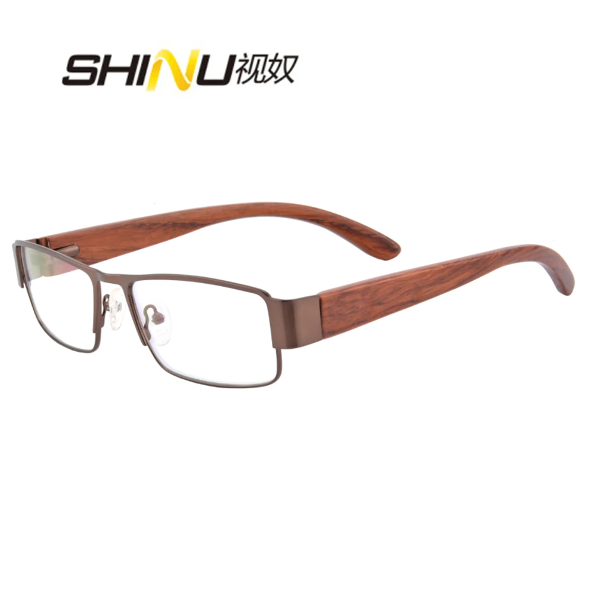 

prescription glasses men myopia photochromic lenses wooden eyeglasses lunette dioptrie metal frame nature wood temples eyewear