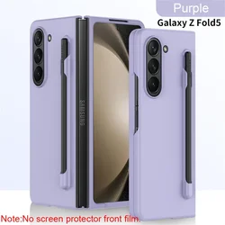 Coque rigide ultra-protectrice avec support pour stylet pour téléphones pliables - Coque à sensation skin feel