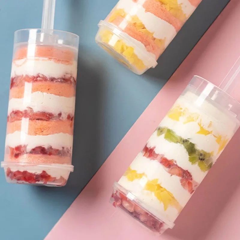 5pcs Cake Push Pop Containers with Lids, Reusable Cake Push Pops, Muti-purpose Pop Containers, Party Decor