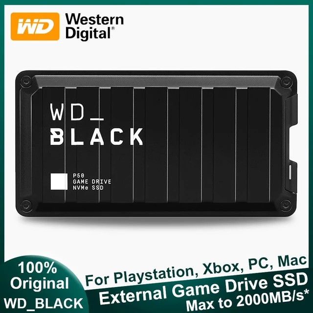 Western Digital WD_BLACK P50 Game Drive 4TB SSD High-speed transfer  2000MB/s Portable External Solid State Drive for For Xbox,PC