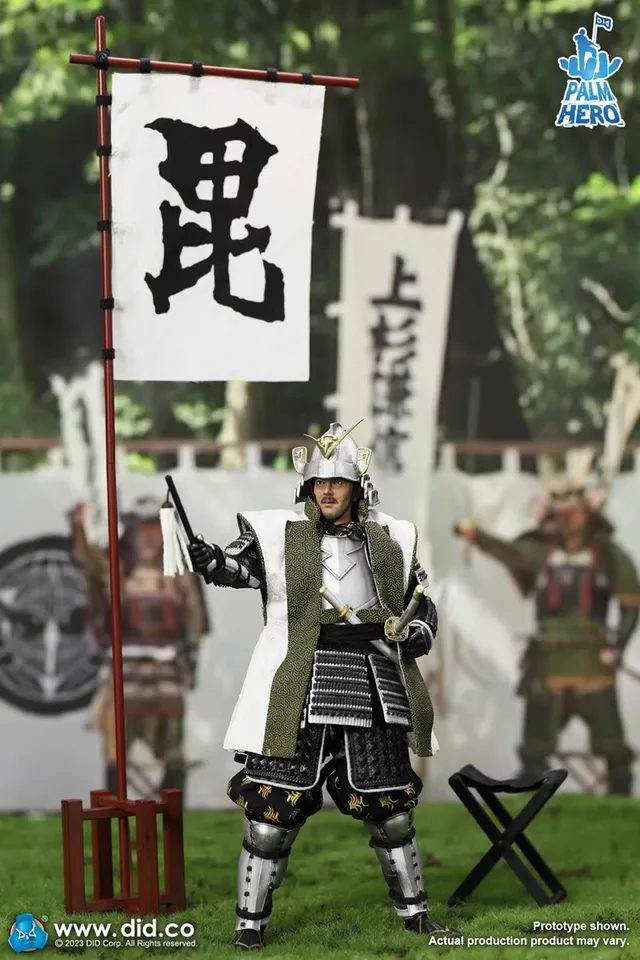 DID XJ80014 XH80021 1/12 Palm Hero Series Japanese Samurai Uesugi