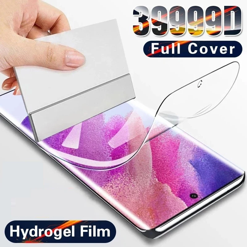 Per Samsung Galaxy S23 S22 S21 S20 S10 S9 S8 Plus Ultra Screen Protector Per Samsung S 23 22 21 Note 20 10 9 8 Pellicola Idrogel Fe