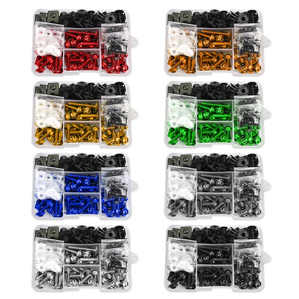 BMW Motorcycle Fairing Bolt Kit - Stainless Steel Bodywork Screws & Clips For R1150R R1200GS K1200S