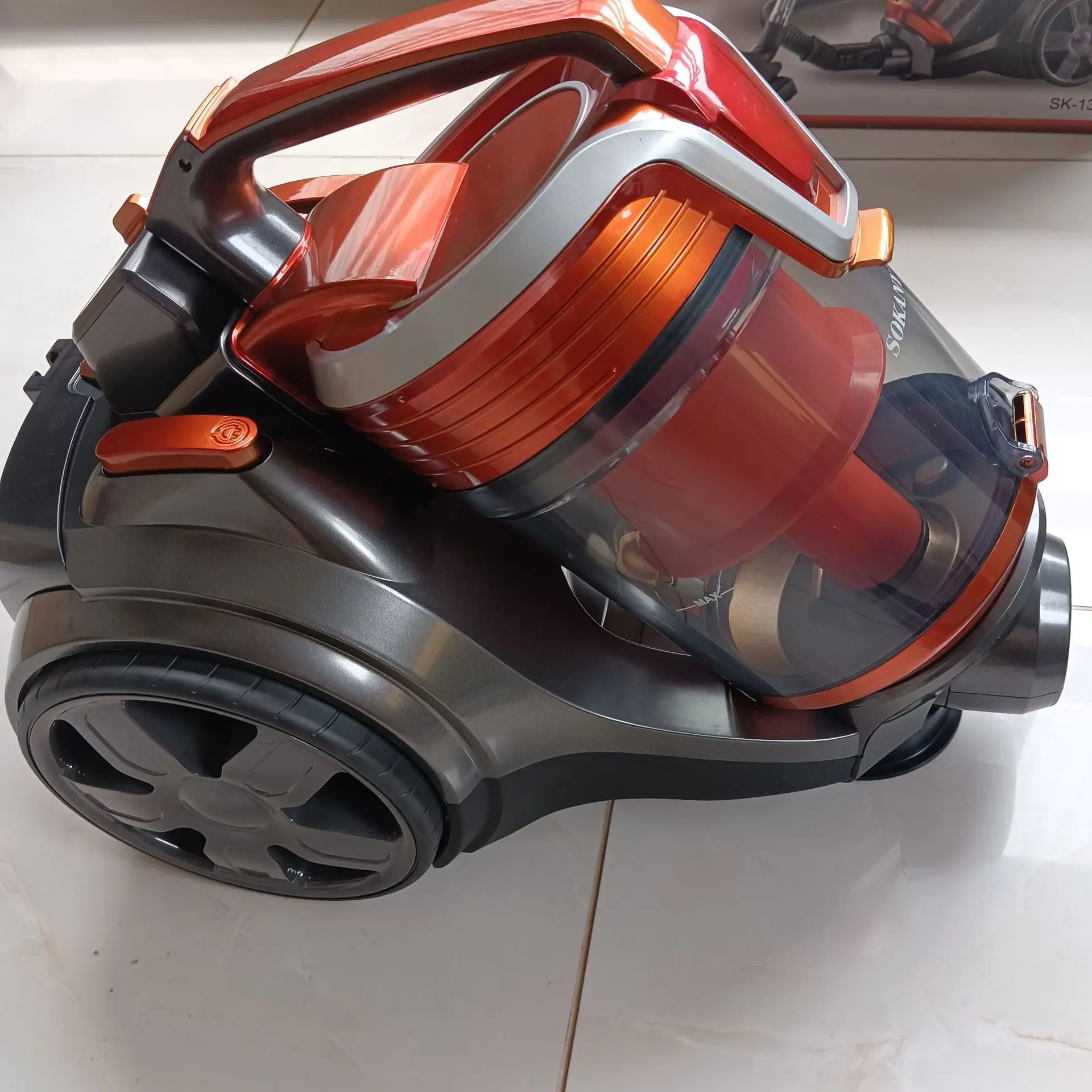 Houselin Bagless Canister 3.5L Vacuum Cleaner, Lightweight Vac for Carpets and Hard Floors 3