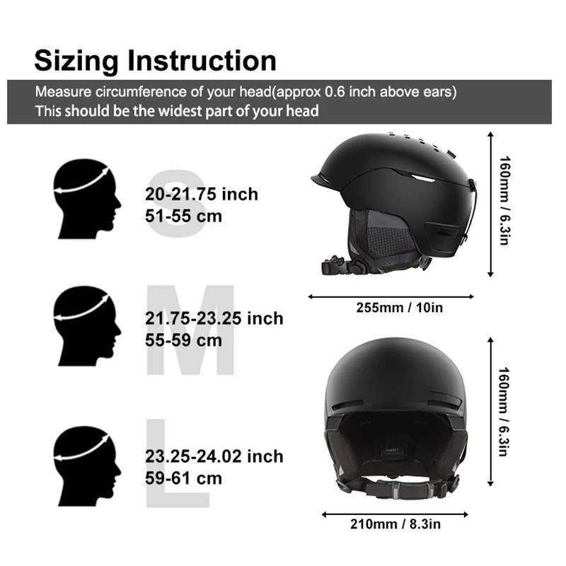 MONU Sports Ski Helmet Image 5