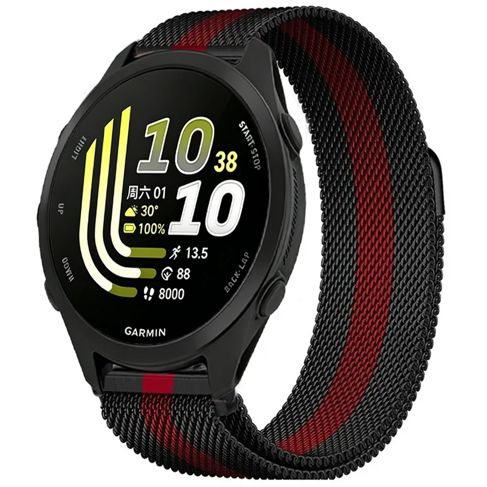 Elegant Metal Milanese Loop Strap with Magnetic Closure - 22mm & 20mm Band Options
