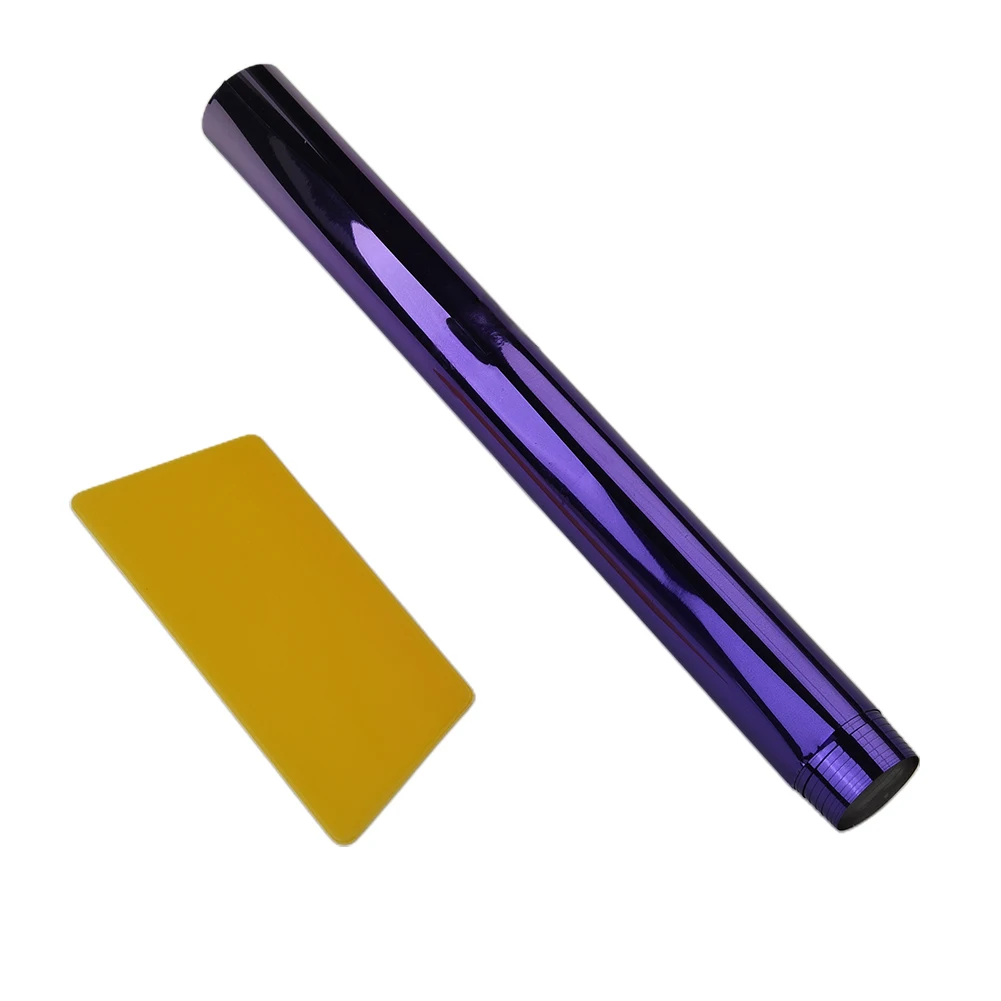

1Pcs 20CMx150CM PVC Car Sun Front Film Purple Sun Visor Strip Tint Film Car Front Windshield UV Shade Auto Accessories