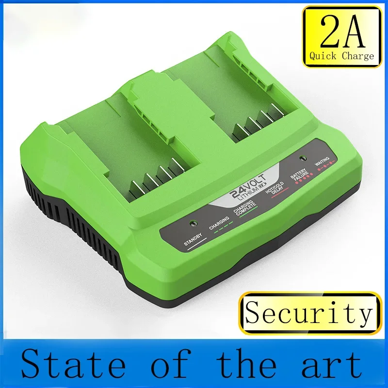 29687 Li-ion Battery Charger For Greenworks 24V Rechargeable Chainsaw Lithium Battery Electric Tool Wrench Drill Saw for Charger Adapter Battery Charger Power Supply Adapter Battery Charger Adapter