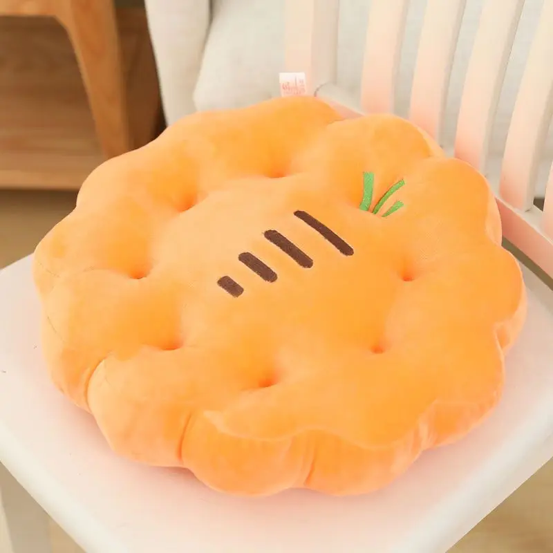 

Flower Round Thicken Sofa Cushion Cute Printing Flower Shape Comfortable Soft Pillow Office Computer Chair Cushions Home Decor