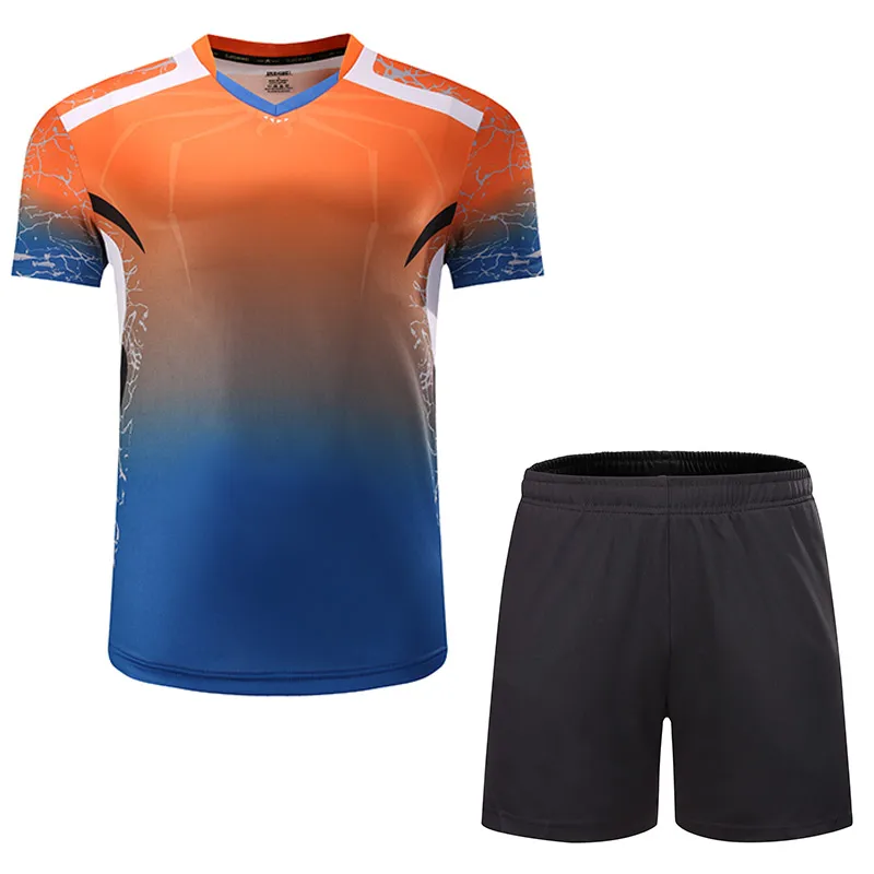 New Men Women Tennis T Shirt Table Tennis Training uniform Running Tee Shirt Sportwear Youth Badminton Kits Shorts