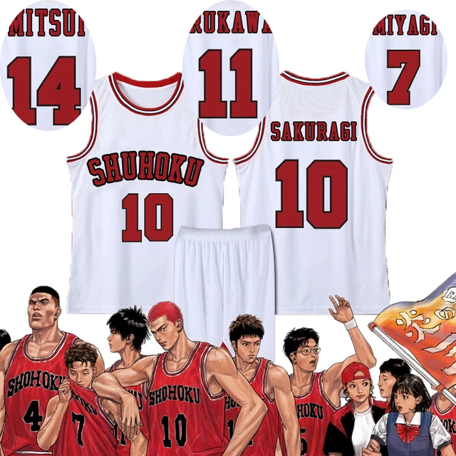 Shohoku Jersey  Anime Basketball Slam Dunk [Free Shipping]