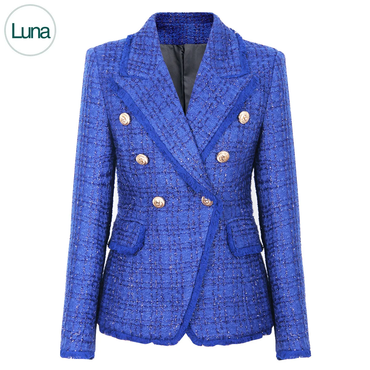 

2023 Spring and Autumn New European and American Suit Coat Versatile Slim Fit Small Jacket Fleece Fringe Fashion Women's Top