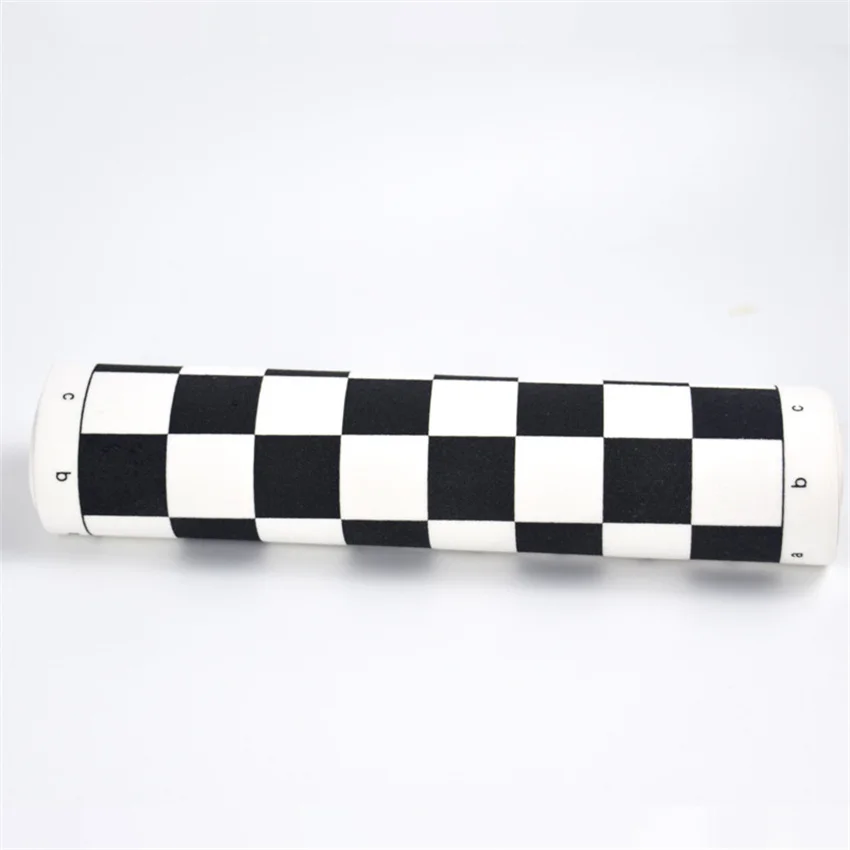 Board Game Foldable Chess Board Table Games Folding Chess Board Foldable Chess Board Soft Leather 43X43CM Portable Soft Rollable Leather Durable Chessboard International Chess Board