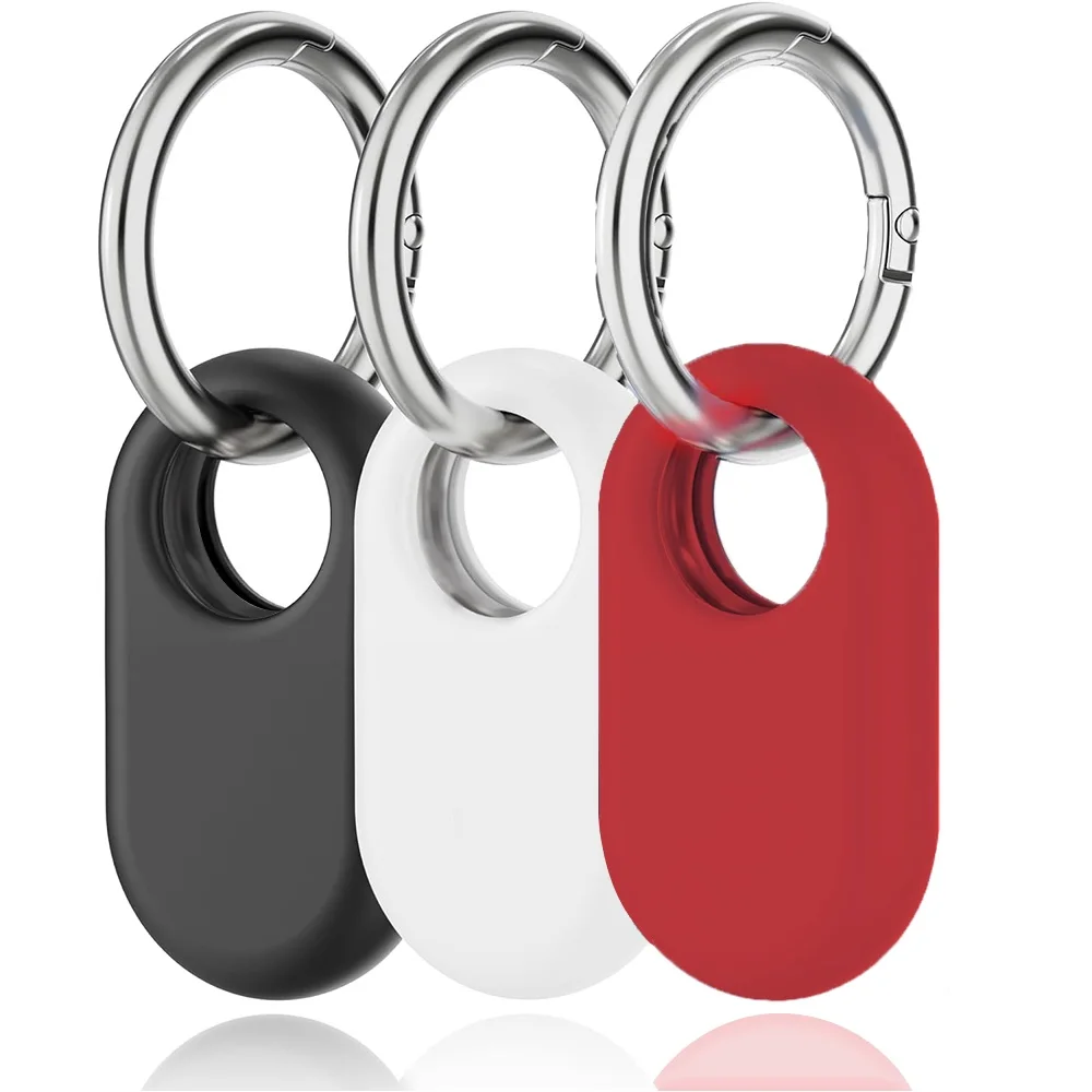 Enhanced Smart Tag Tracker Set with Multi-Color Protective Cases and Sound Alarm Key Locator