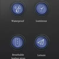 OPK Quartz Watch Men Comfortable Leather Strap Waterproof Fashion Dress Wristwatch Man 4