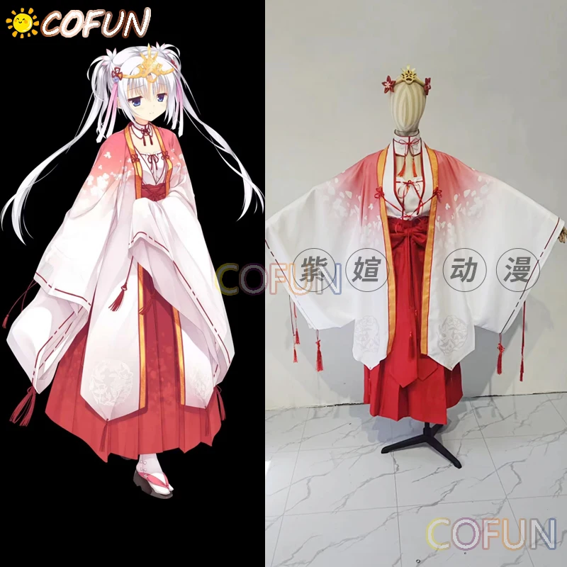 

COFUN [индивидуальное изготовление] томоtake Yoshino Косплей Костюм Senren * Banka кимоно платье Униформа Хэллоуин вечеринка наряд унисекс Новинка