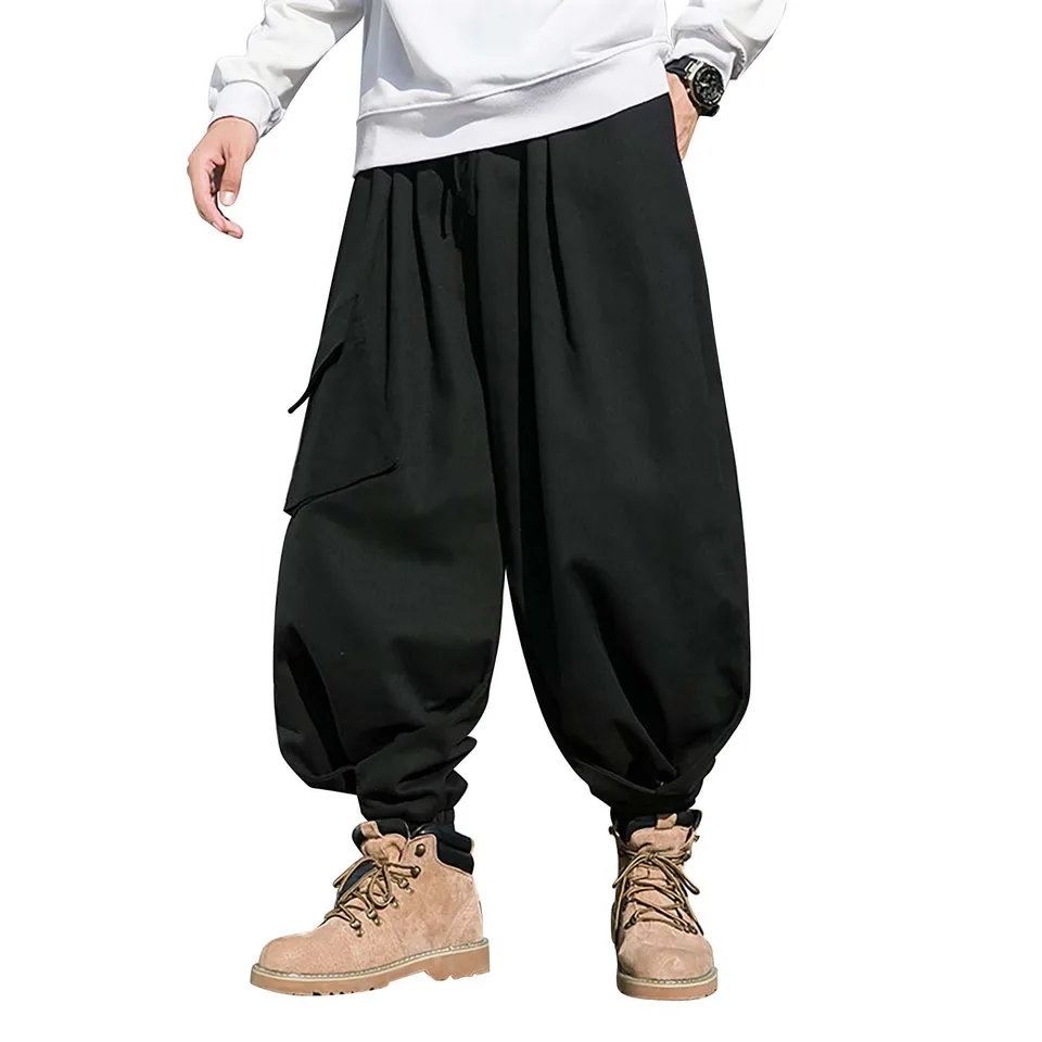 Men's Casual Hip Hop Wide Leg Trousers