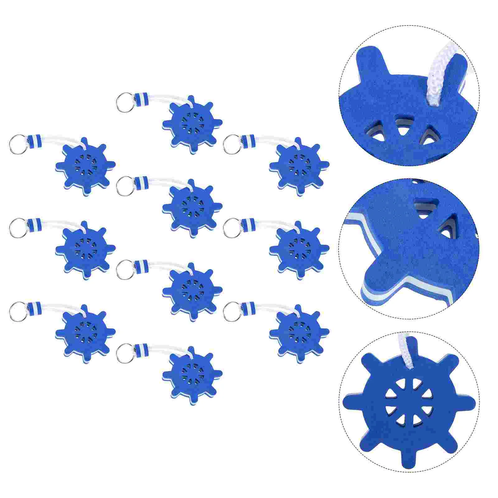 

Креативный брелок для дайвинга, 10 шт., ключ для плавания в воде (синий)