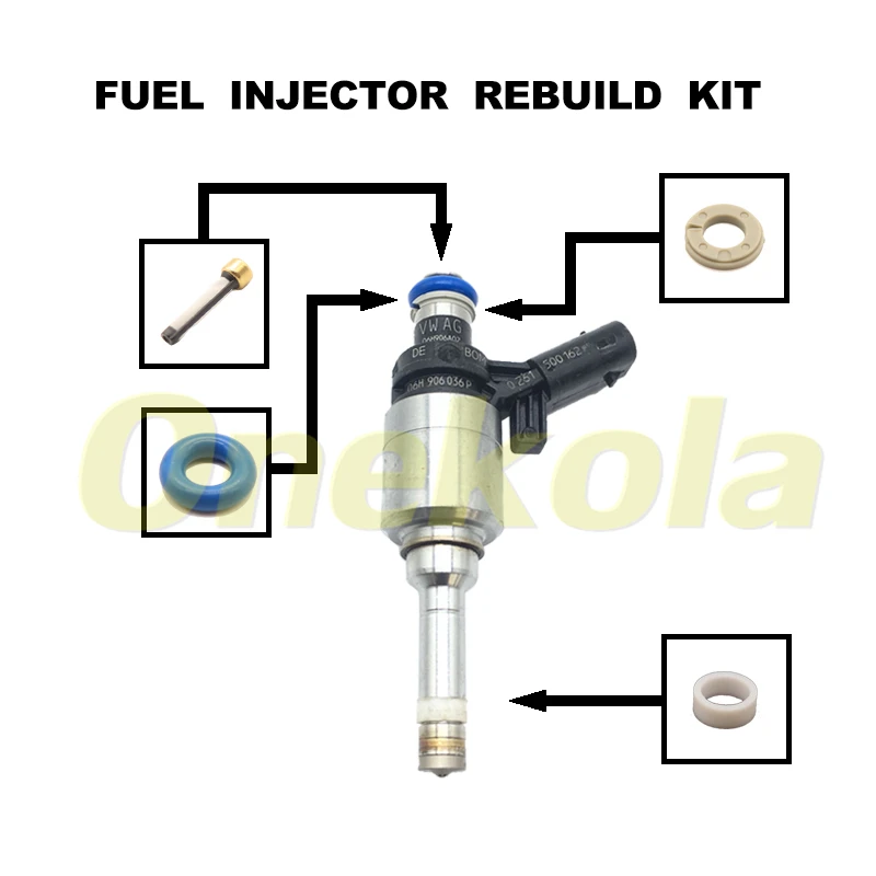 Fuel Injector Repair Kits For Audi A4 Tt Vw Jetta Golf Passat 2.0t Tsi  06h906036p 06h906036g 0261500076 - Fuel Inject. Controls & Parts -  AliExpress