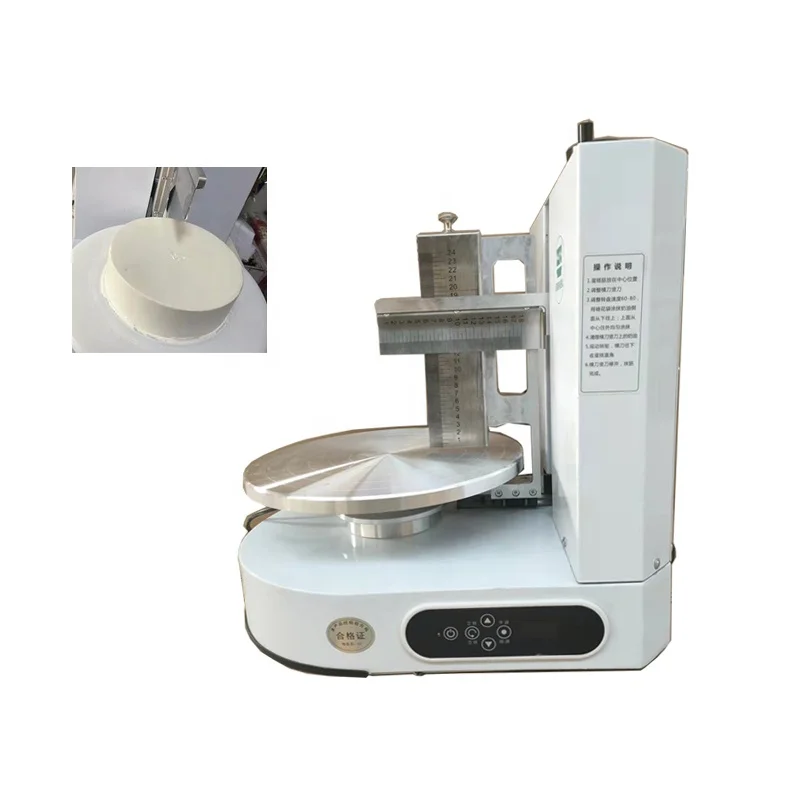 

Automatic Cake Smoothing Coating Machine Cake Bread Ice Cream Decorating Smearing Spreading Machine For Birthday Party