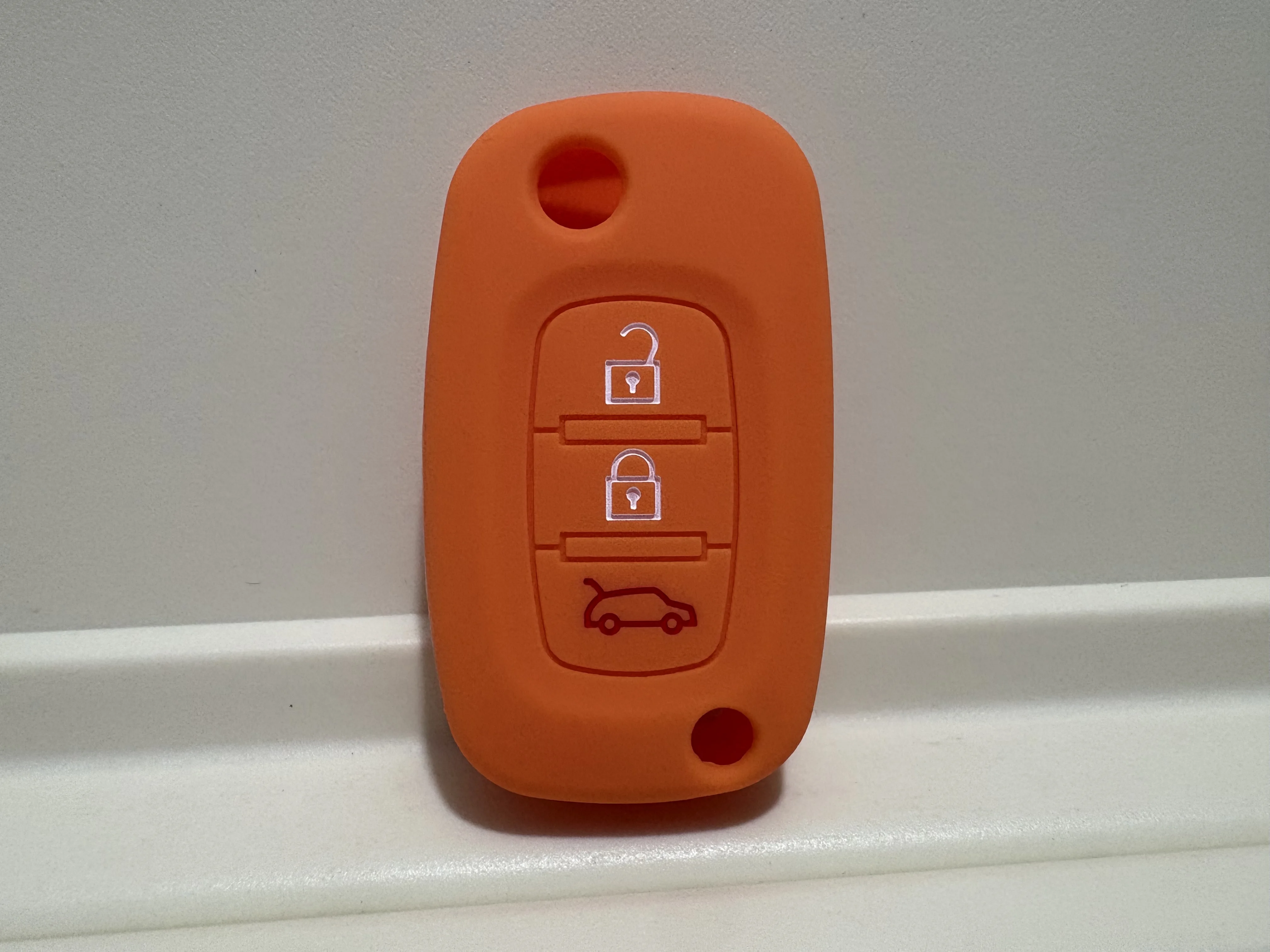 Silicone Rubber 3-Button Car Key Case Cover