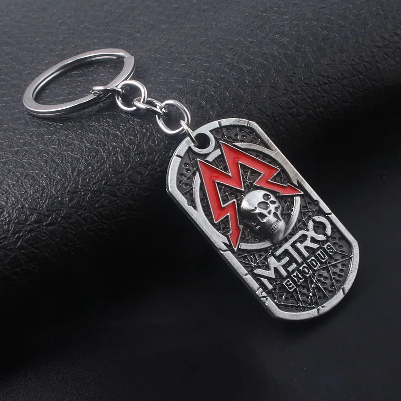 Subway Escape Skeleton Keychain Metal Keychain Cosplay Accessories