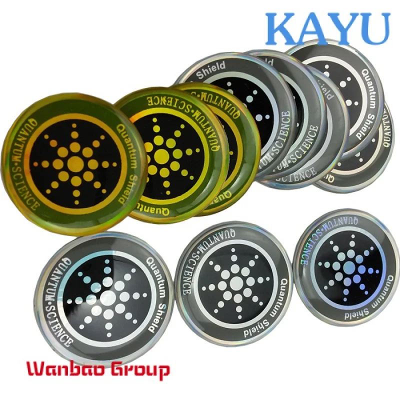 

Custom High Quality Cell Phone Sticker EMF Quantum Shield Cell Phone Anti Radiation Protector Sticker Phone Chip