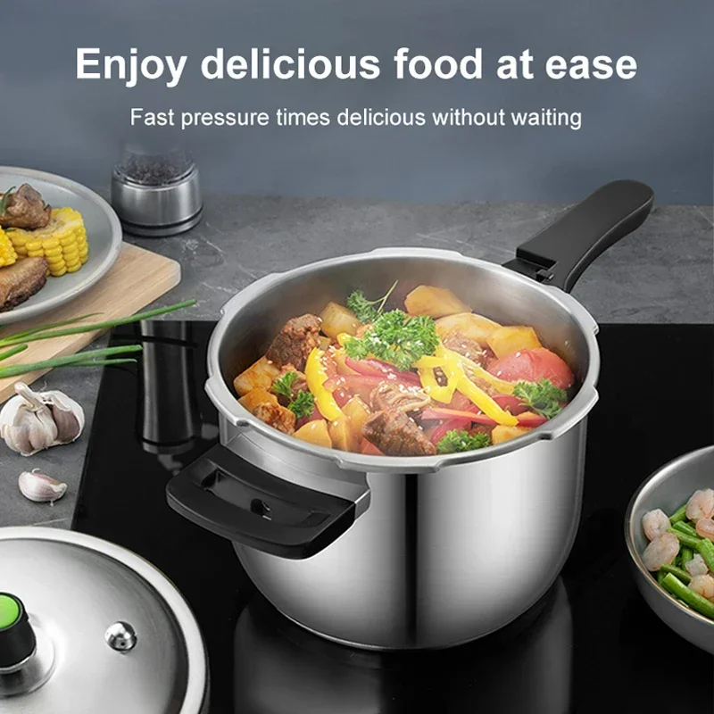 Pressure Cooker Induction cooker general household gas explosion-proof 304 Stainless Steel 1-3-4-5-6 Person Pressure Cooker 5