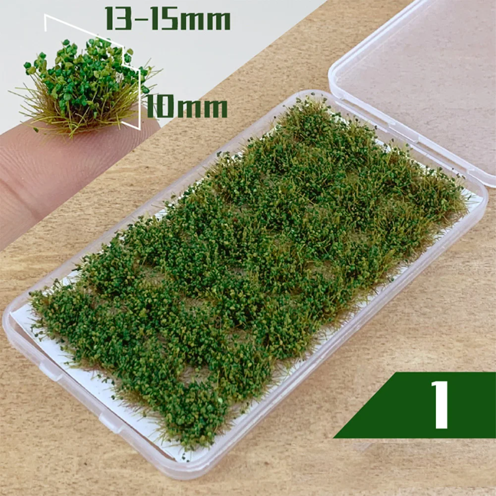 Self-Adhesive Static Grass Tufts For Miniature Scenery Wildflowers Flower Cafts Artificial Grass Modeling Wargaming DIY Handmade