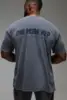 Man Active One More Rep Oversized Washed T-shirt Luxury Brand Great Chapter Embroidered Short Cotton Casual Loose Couple Tee 2