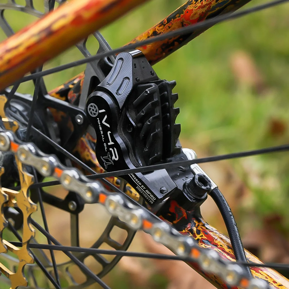 MTB bike brake IIIPRO IV4R 4 piston disc hydraulic brake 82/145cm CNC tech mineral oil for mountain XC climbing bicycle