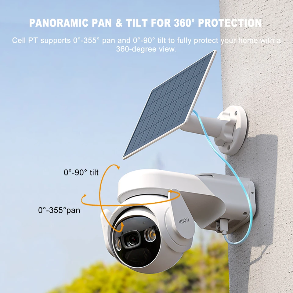 Videocamera Esterna Imou 2K Con Batteria E Pannello Solare - Wireless, Visione Notturna A Colori, Anti-intrusione - Foto 2