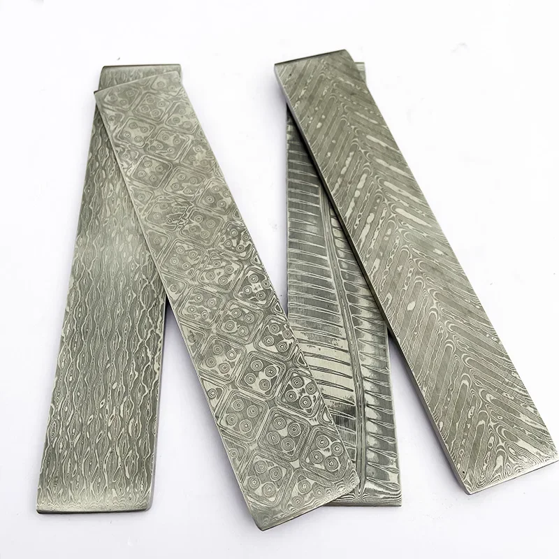 New Pattern VG10 Sandwich Damascus Steel for DIY Exquisite Knife Making Stainless Steel Knife Blade Blank Has Been HeatTreatment 5