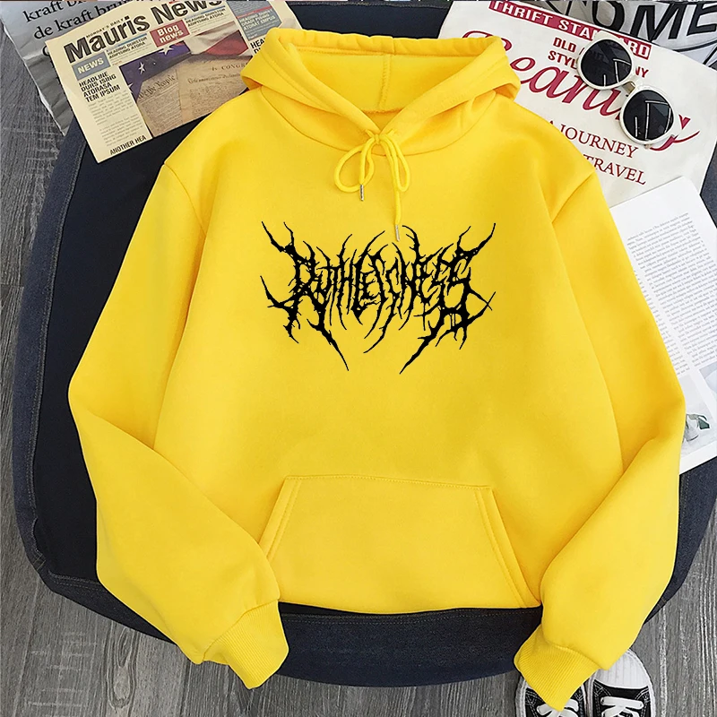 thumbnail image 1 of Sudadera de manga larga con capucha para mujer, ropa de calle informal con letras Punk de talla grande, Estilo Vintage, Ulzzang, gótico, de invierno, 1 of 5