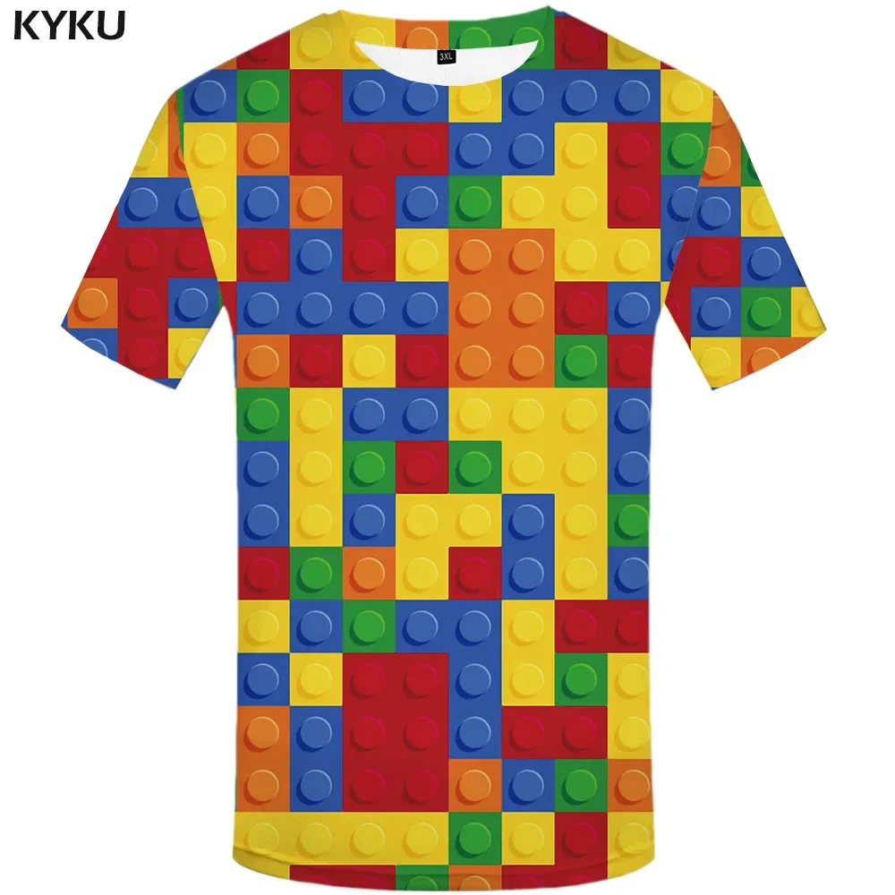 

Classic Fun Diamond 3D Printed Cartoon Game Men's And Women Colorful Summer New Fashion Casual Crewneck Short Sleeve T-shirt Top