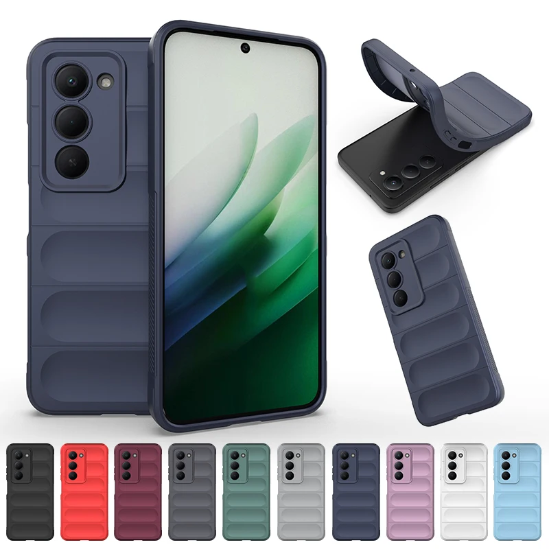 Shockproof Shield Phone Case with TPU Frame and Flannel Lining