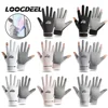 LOOGDEEL Fashion Women's Sun Protection Ice Silk Cycling Gloves Men Sport Running Fishing Driving Gloves Cool Breathable Anti-UV 1