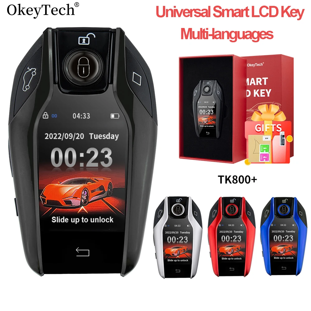 TK800 Universal Modified Remote LCD Smart Key LCD Screen for BMW for