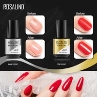 ROSALIND 7ml Top Coat Gel Nail Polish Nails UV LED Lamp Semi Vernis Permanent Nails Art Manicure Soak off Nail Gel Polish 2