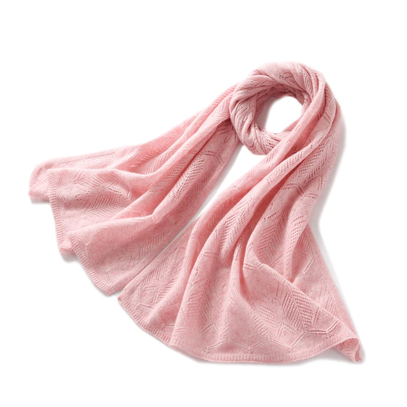 

2023 новый осенне-зимний женский 100% кашемировый вязаный шарф однотонное пончо модные накидки женские шарфы высокого качества