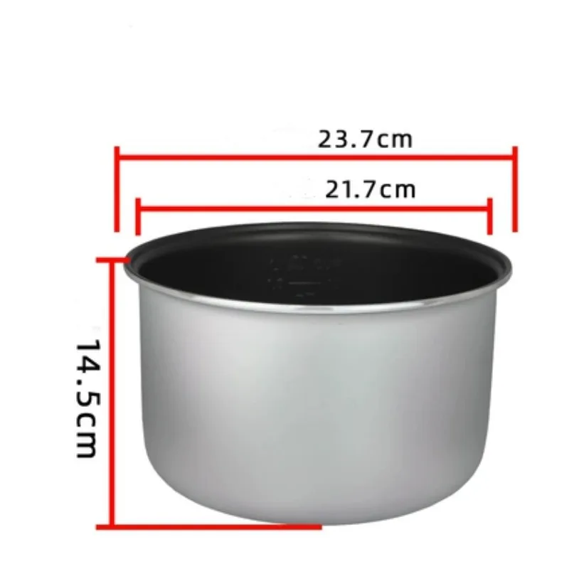 Description Picture 2 of itemBowl for multicooker Luazon, universal, 5 l, non-stick, gray 5146835 Rice Cooker Parts Kitchen Appliance Home Appliances