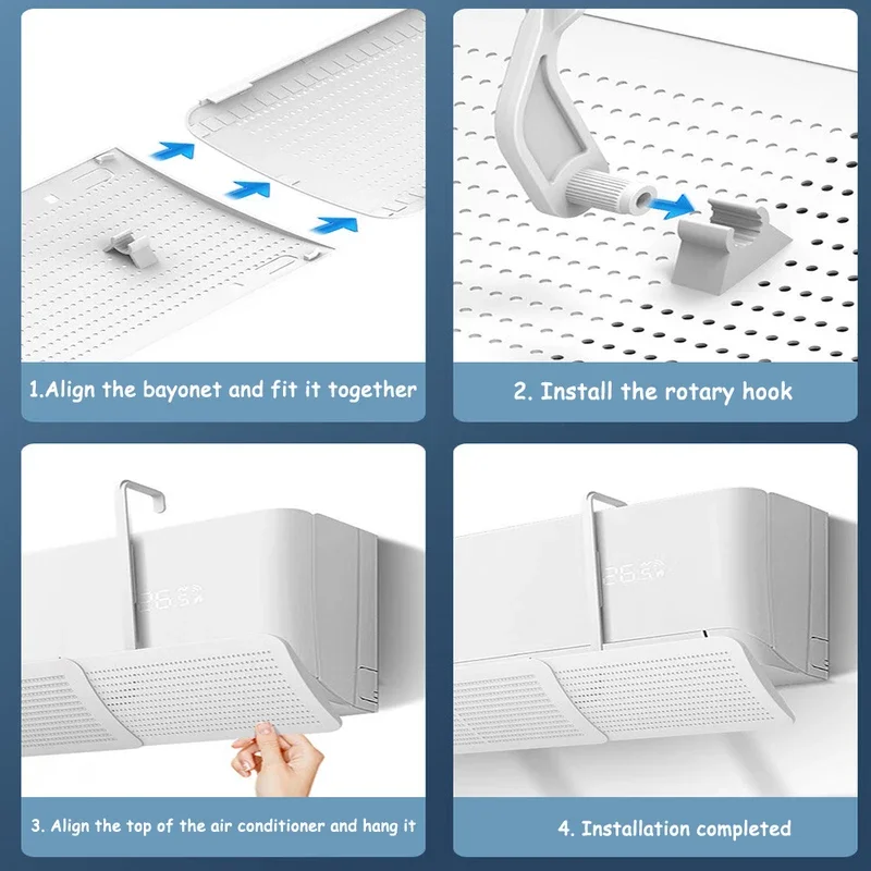Air Conditioning Wind Shield Infant Anti Direct Blowing Scalable Adjustable Wind Guide Cover Outlet Baffle Dust Cover