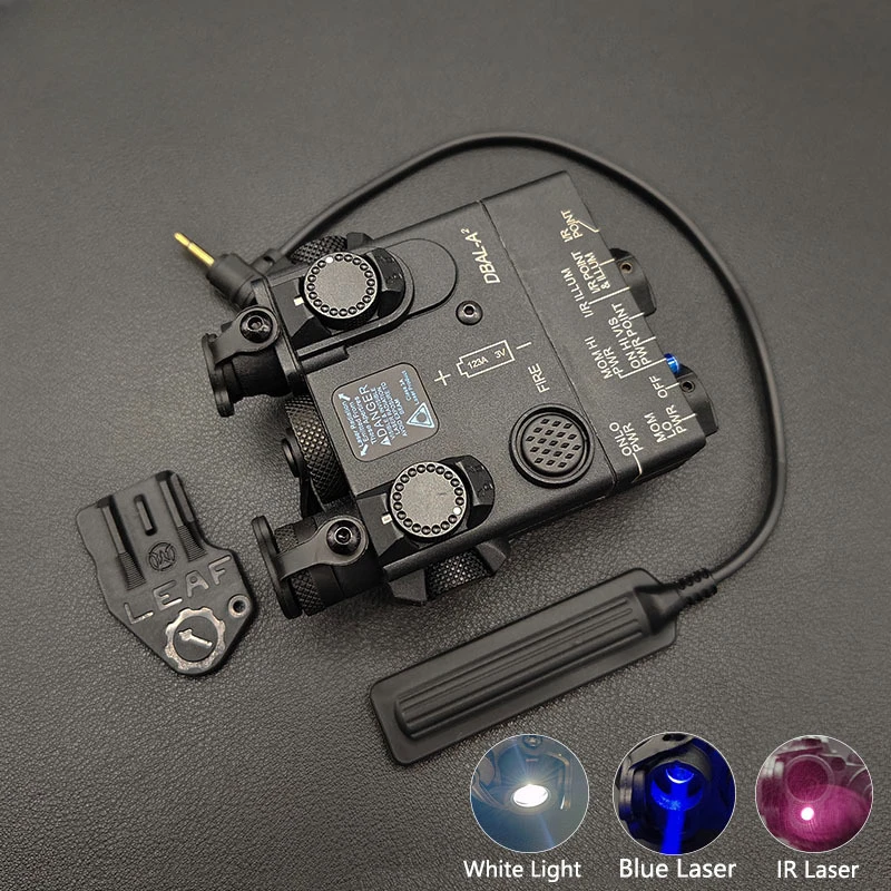 Tacital Airsoft Nylon 2.5 Plug PEQ DBAL A2 Green/Red Aim Laser IR LED White Light Mount Hunting Guns Weapon Laser Sight
