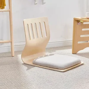 Японское кресло лампы для домашнего интерьера с Гостиная мебель Kotatsu стол стул татами Zaisu безногий пол стул с черным покрытием