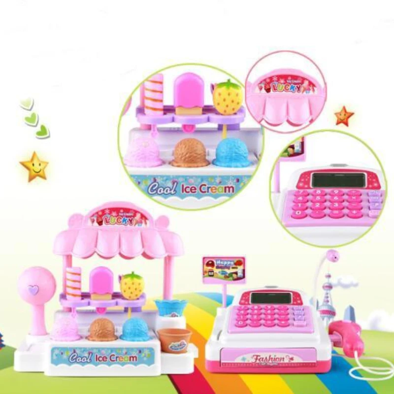 Simulation Cash Register Toy Children's Supermarket Girls' Toy Set Play House Fulfillment