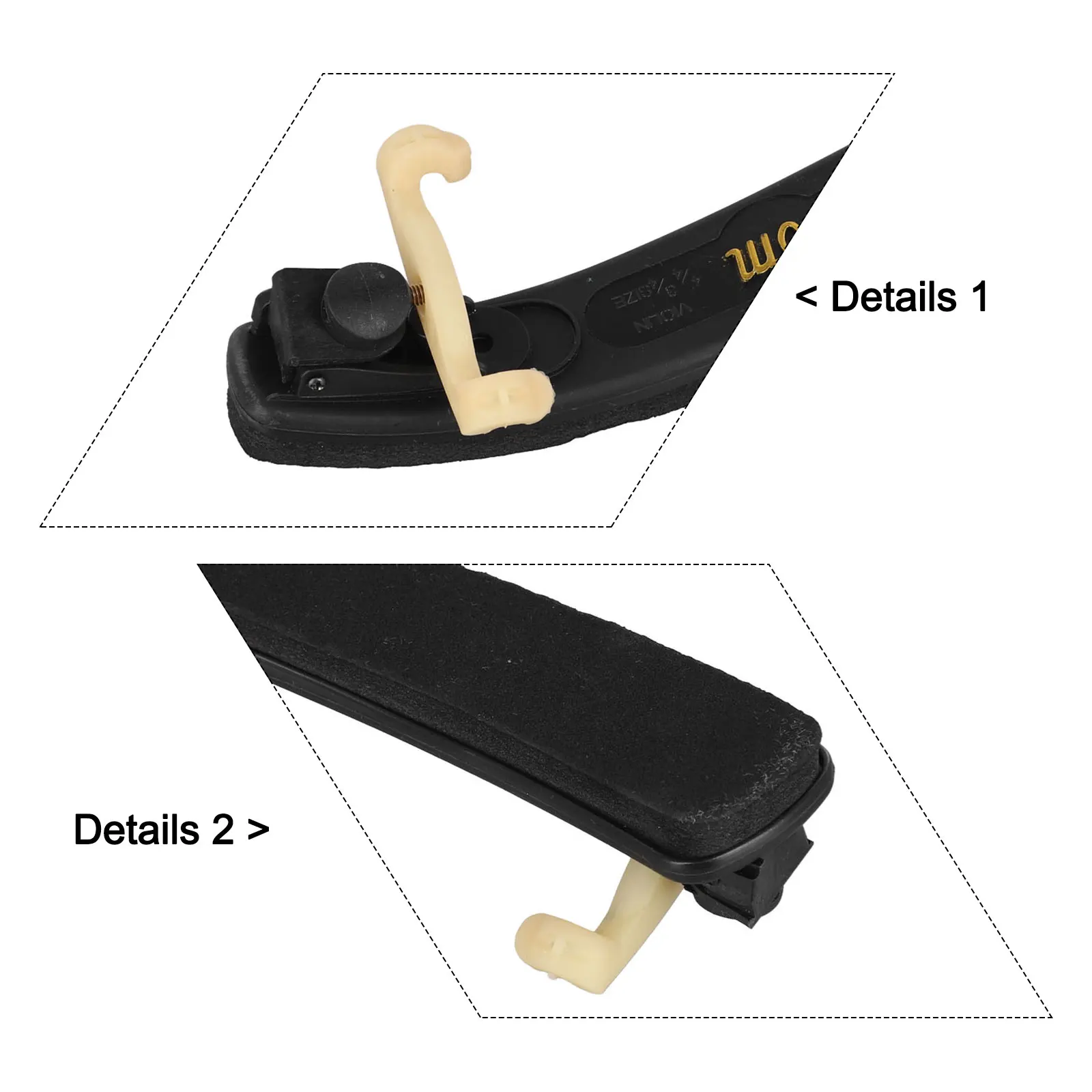 Violine Schulterstütze Gepolsterte Verstellbare Unterstützung Für 1/8 1/4 3/4 4/4 Violinen Teile StringedwwwInstrumentswwwZubehör – Detail 15