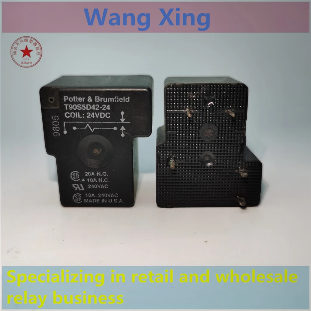 

T90S5D42-24 24VDC Electromagnetic Power Relay 5 Pins