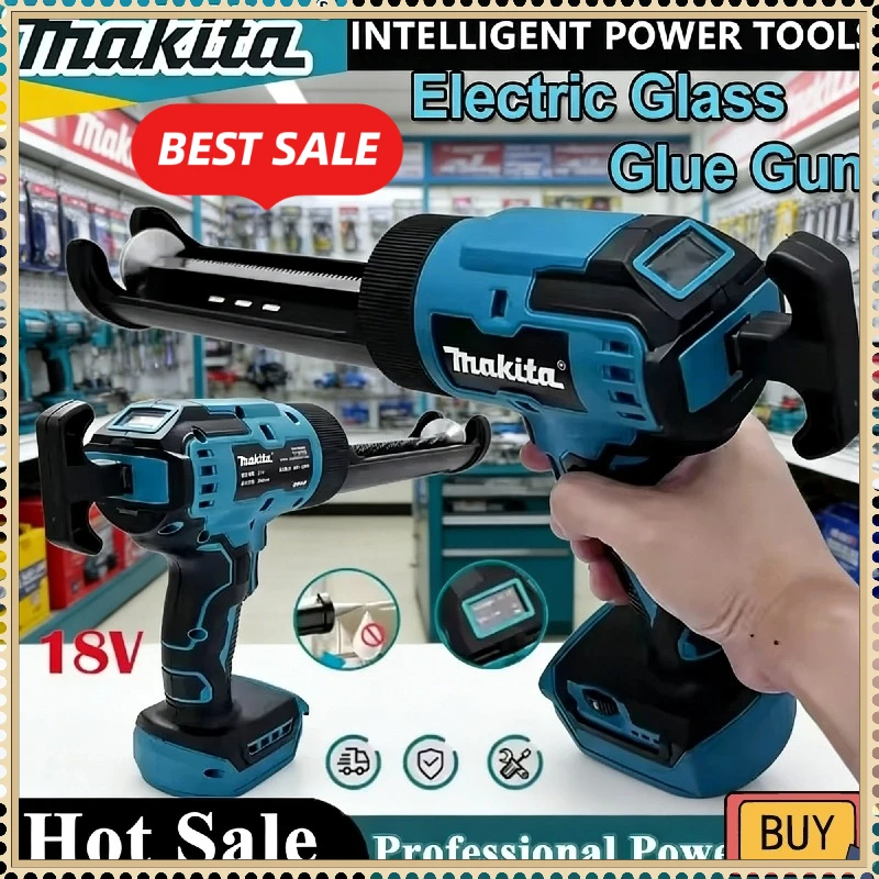 마키타 무선 전기 글루건 18V 다기능 전기 코킹건 휴대용 글루 충전 실링 전동..