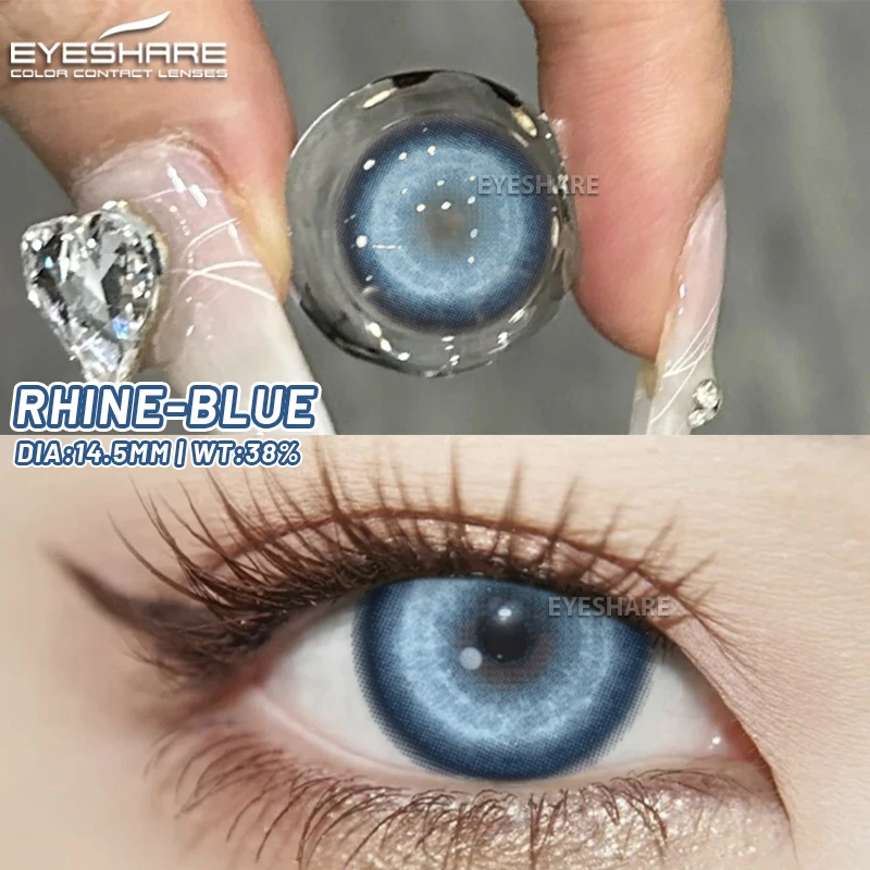 Vibrant Anime Cosplay Color Contact Lenses for Halloween Makeup – Fast Shipping